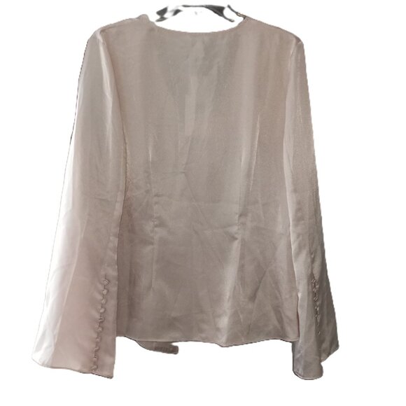 Joie Beige Button down blouse Long Sleeve sz XL, NWT,  /B9 - Picture 2 of 8